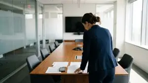 עורך דין מייעץ בנושא הטרדה מינית במקום העבודה.